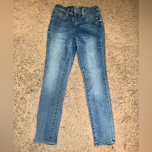 High rise skinny jeans, Size 2, denim jeans
